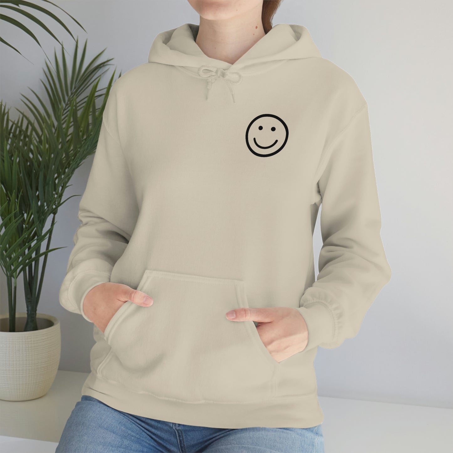 RETRO FONT Unisex Hooded Sweatshirt- ITS A GOOD LIFE :)