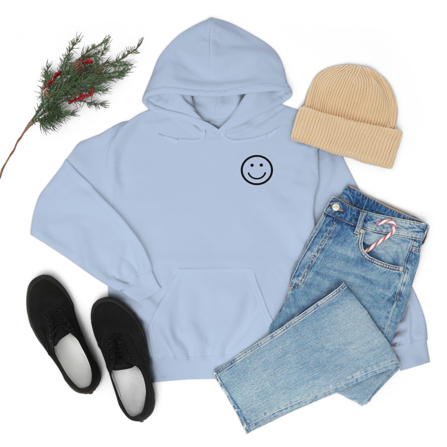 RETRO FONT Unisex Hooded Sweatshirt- ITS A GOOD LIFE :)