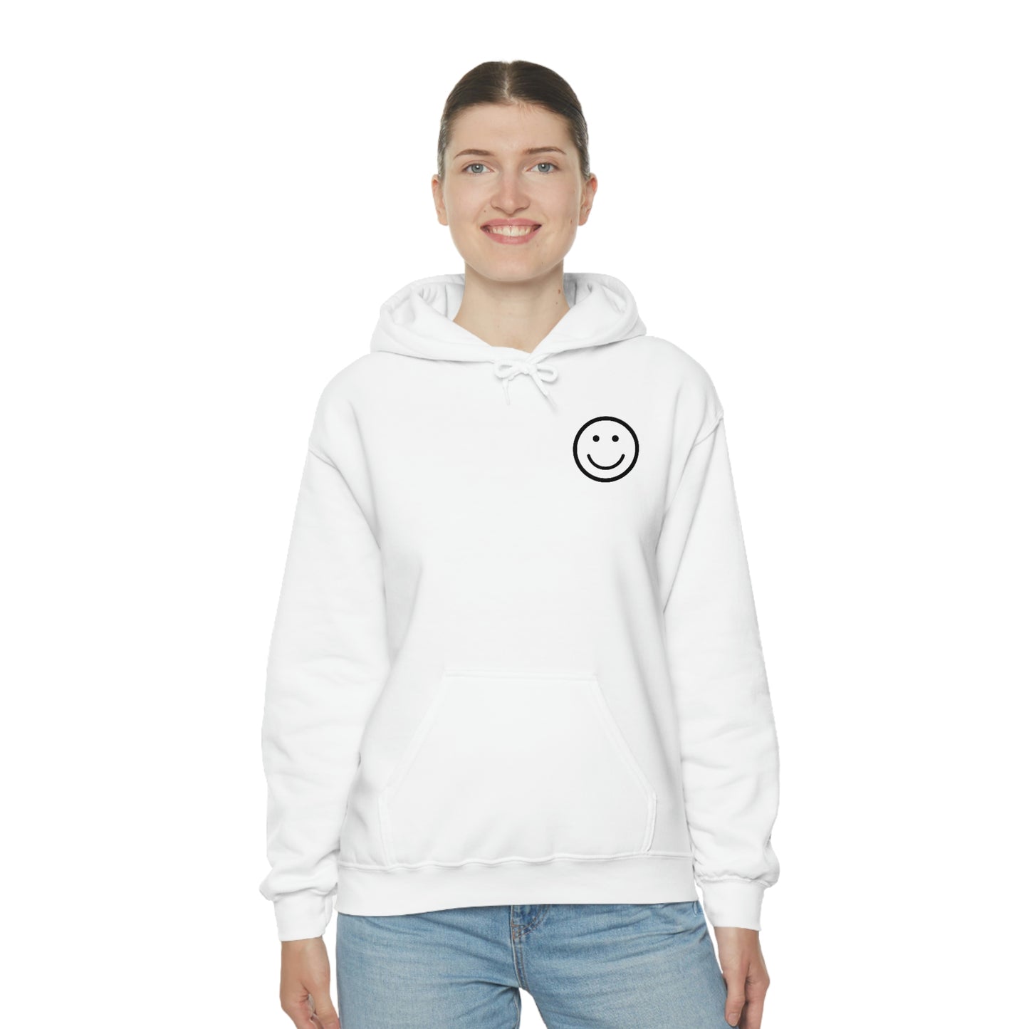 RETRO FONT Unisex Hooded Sweatshirt- ITS A GOOD LIFE :)