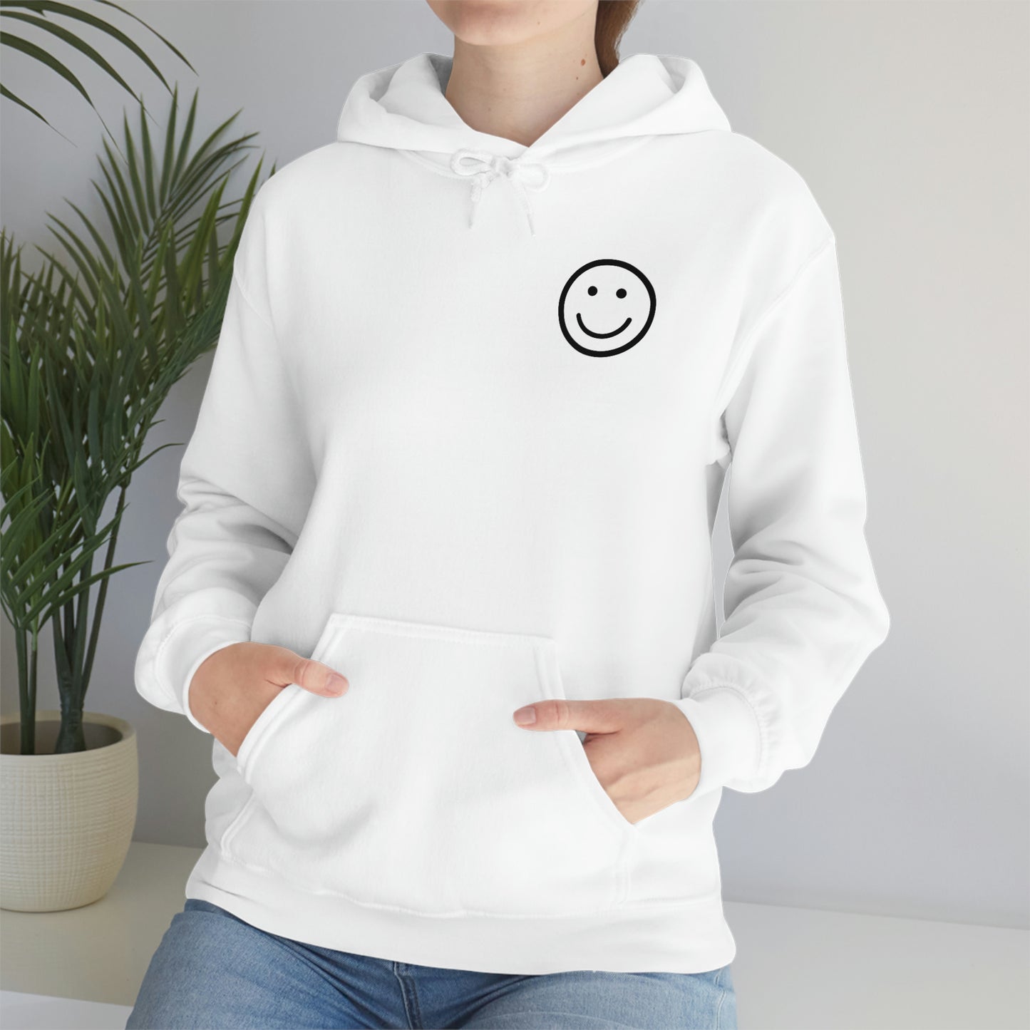 RETRO FONT Unisex Hooded Sweatshirt- ITS A GOOD LIFE :)