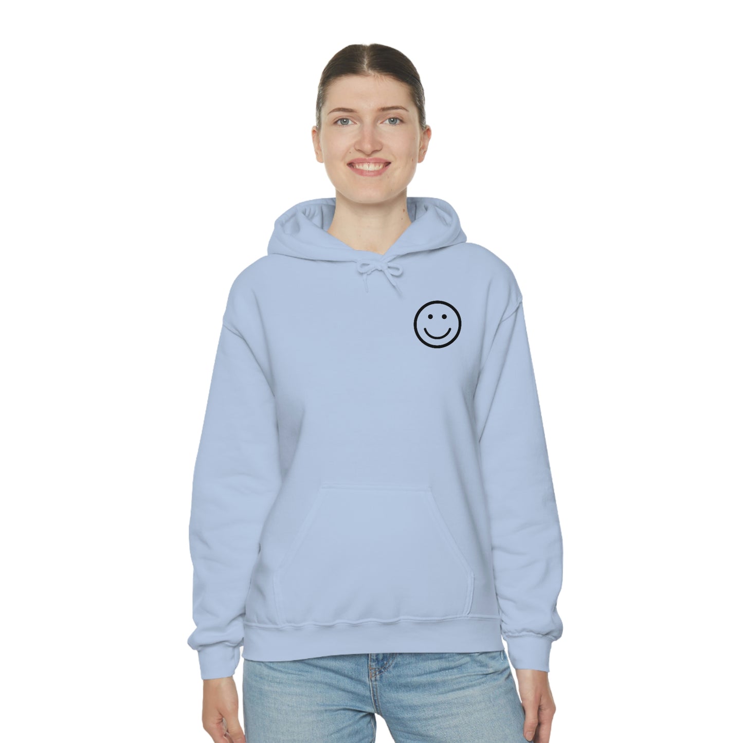 RETRO FONT Unisex Hooded Sweatshirt- ITS A GOOD LIFE :)