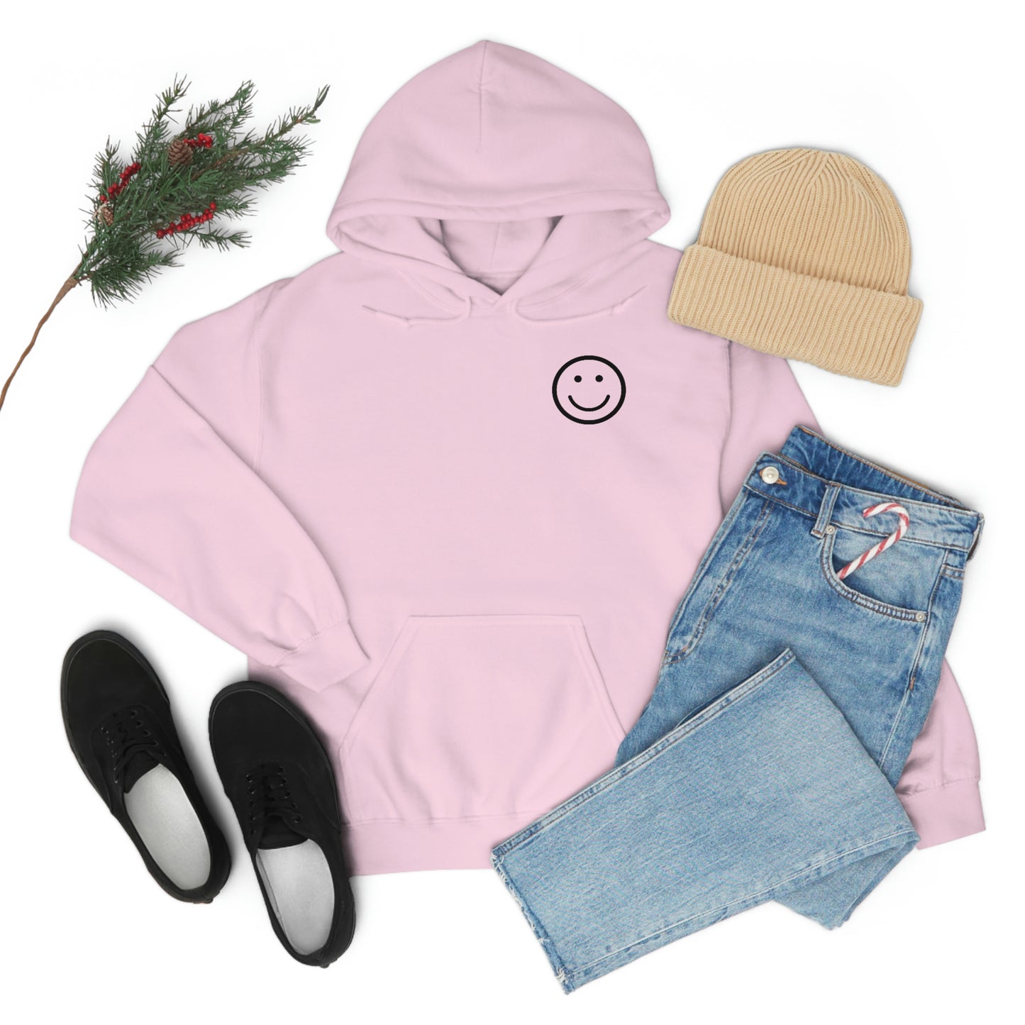 RETRO FONT Unisex Hooded Sweatshirt- ITS A GOOD LIFE :)