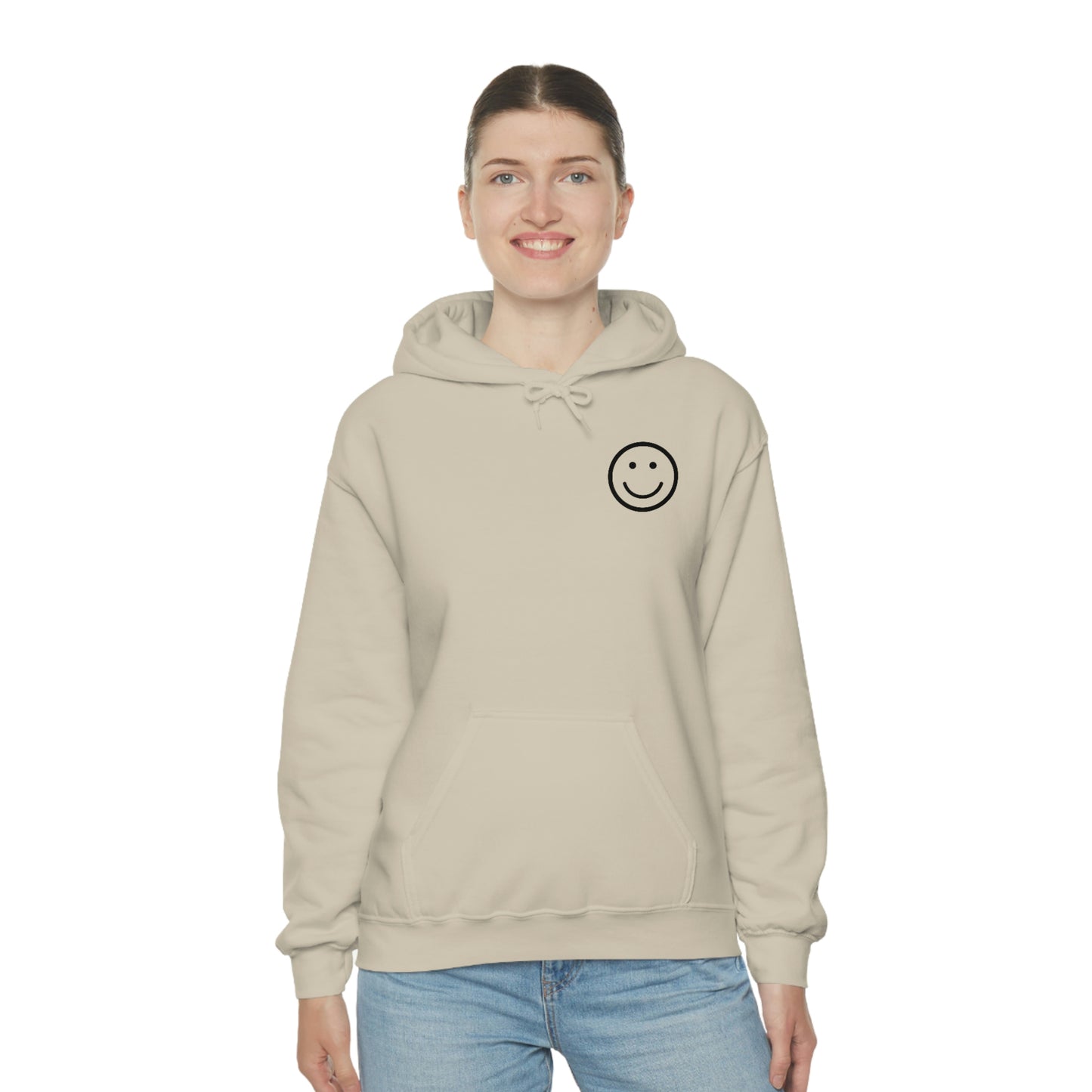 RETRO FONT Unisex Hooded Sweatshirt- ITS A GOOD LIFE :)